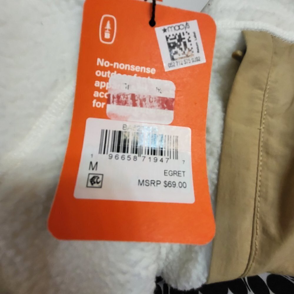 Women's Bass outdoor lightweight jacket Cream/Tan SIZE:  MEDIUM NWT - Picture 10 of 10